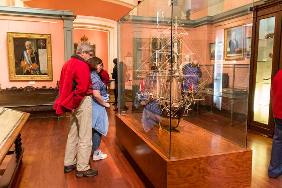 Interior del Museo Naval de Madrid